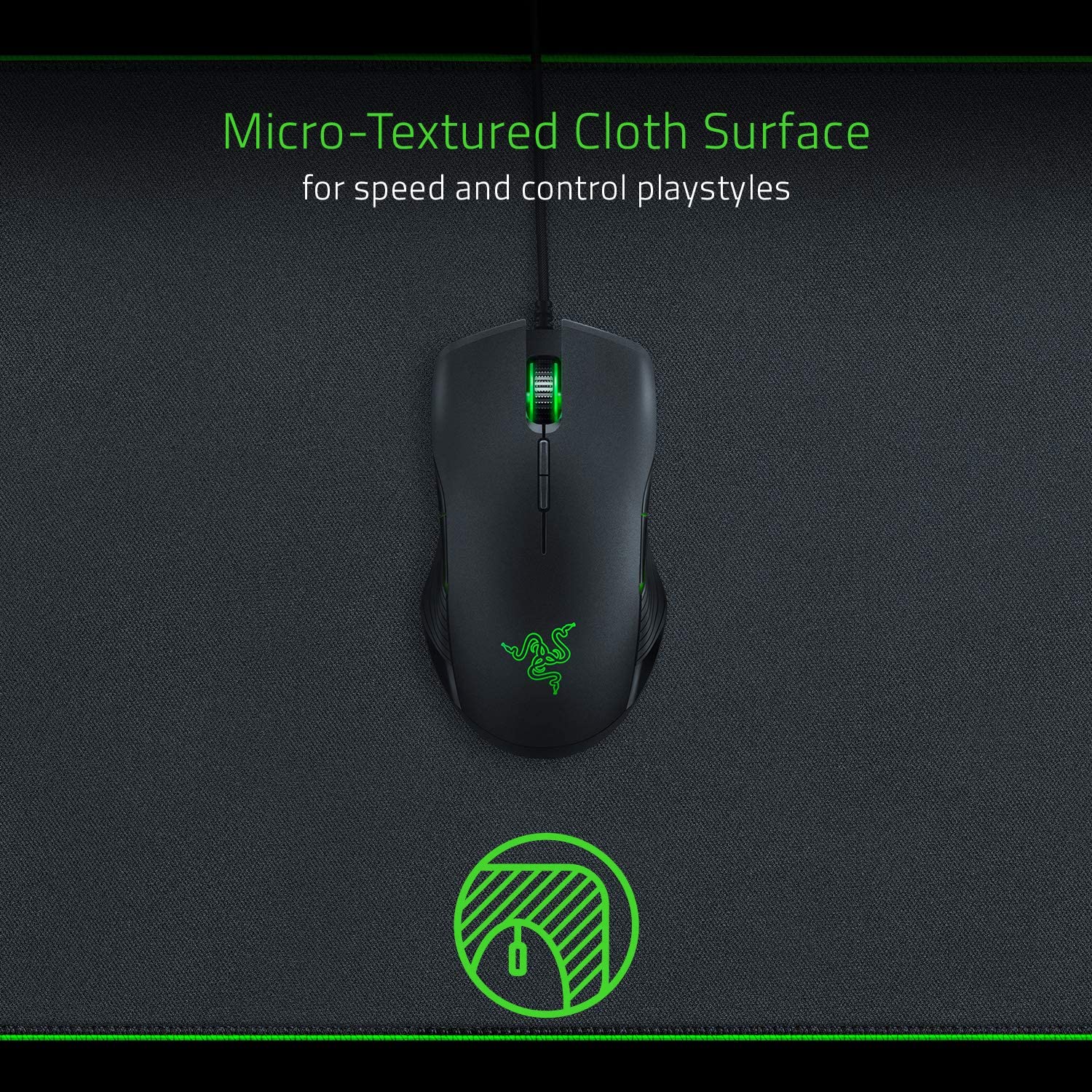 Tấm lót chuột Razer Goliathus Chroma Extended-Soft Mat-Chroma_Mới, hàng chính hãng