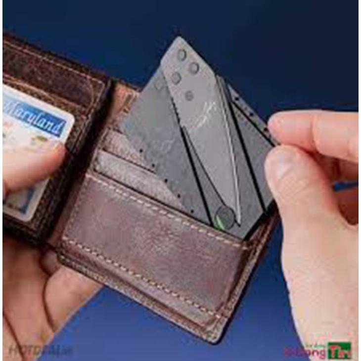 Dao Xếp Gọn Hình Thẻ ATM Nhỏ Gọn Bỏ Túi Loại Tốt Dày