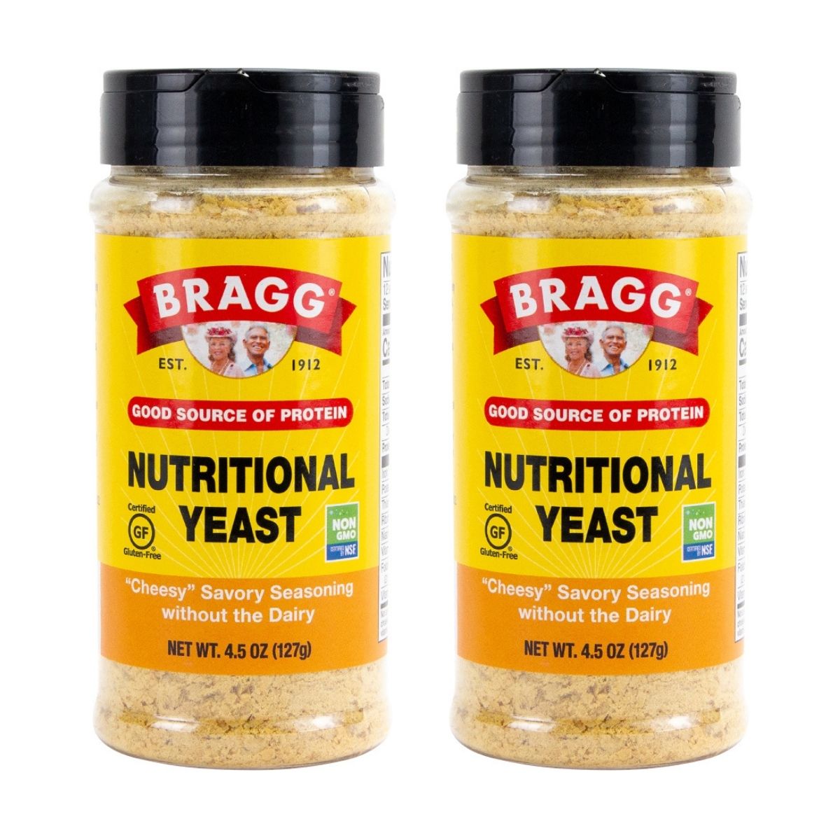 Combo 2 hộp Men Dinh Dưỡng Bragg Nutritional Yeast 127g