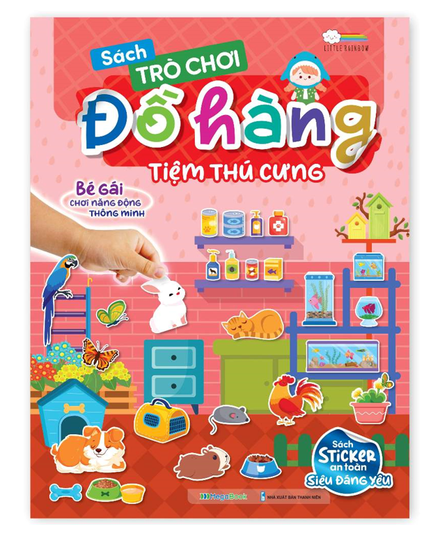 Combo 5 cuốn Sách Trò chơi Đồ hàng cho bé gái (Hơn 1000 Stickers)