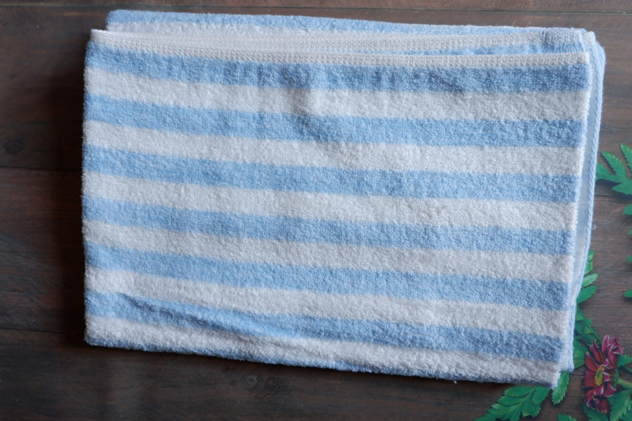 Khăn tắm sọc kích thước 70*140 xanh