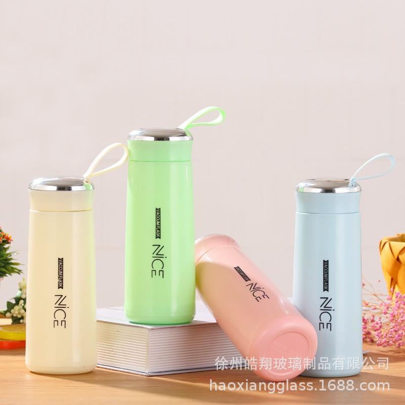 [GRMN73] Bình giữ nhiệt lõi thủy tinh 450ml văn phòng [SIÊU SALE][SIÊU RẺ]Bình nước giữ nhiệt siêu tiện