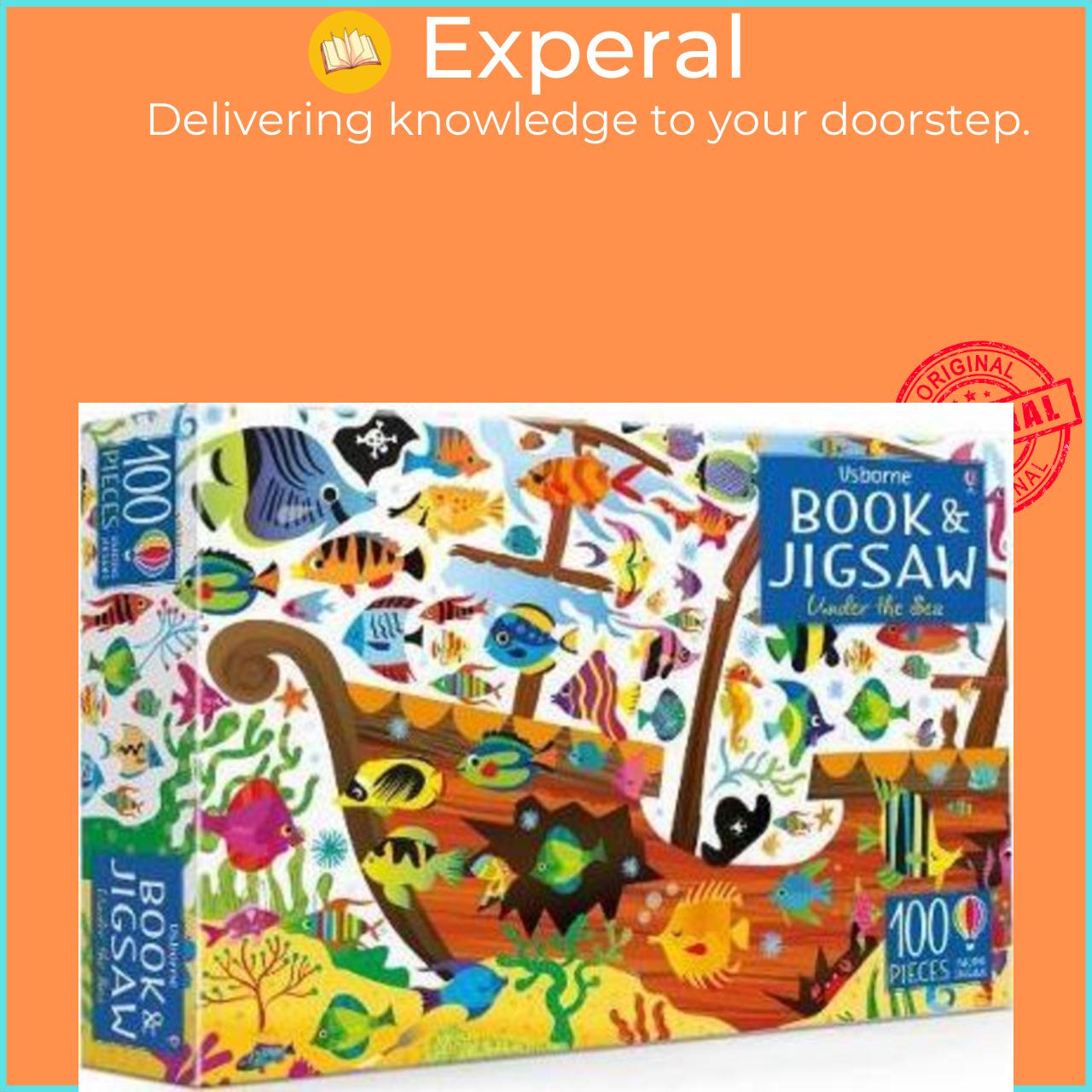 Sách - Usborne Book and Jigsaw Under the Sea by Unknown