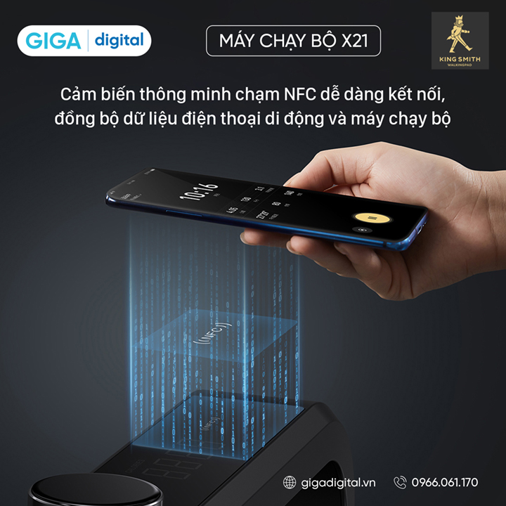 Máy chạy bộ thông minh Kingsmith X21 Bản Quốc Tế - TRX21F Hàng Chính Hãng
