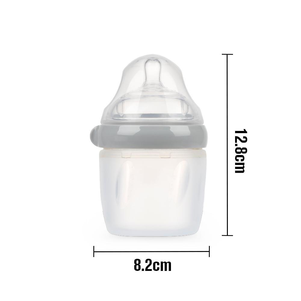 Bình sữa silicone Gen.3 Haakaa. Không chứa BPA, PVC và phthalate. Dễ dàng chuyển đổi cốc hứng sữa, bình trữ sữa, bình thìa ăn dặm