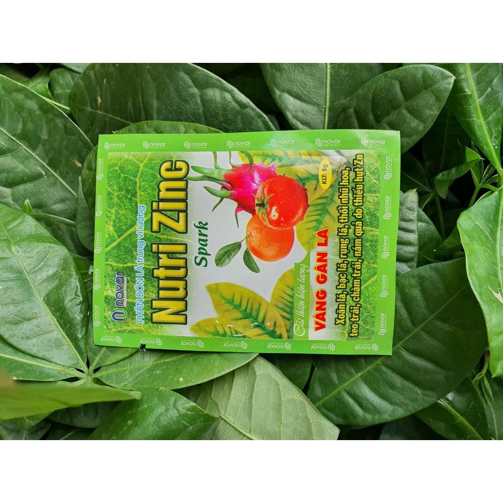 10 GÓI PHÂN BÓN VUTRI ZINC GÓI 5G  GIÚP BỔ SUNG VI LƯỢNG