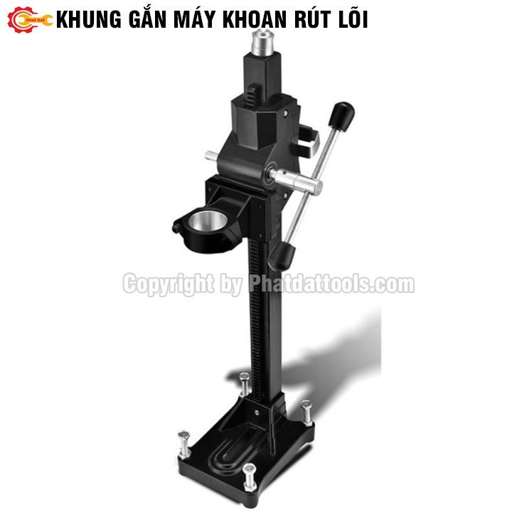 Khung đế gắn máy khoan rút lõi-Khung biến máy khoan rút lõi cầm tay thành máy khoan rút lõi bàn