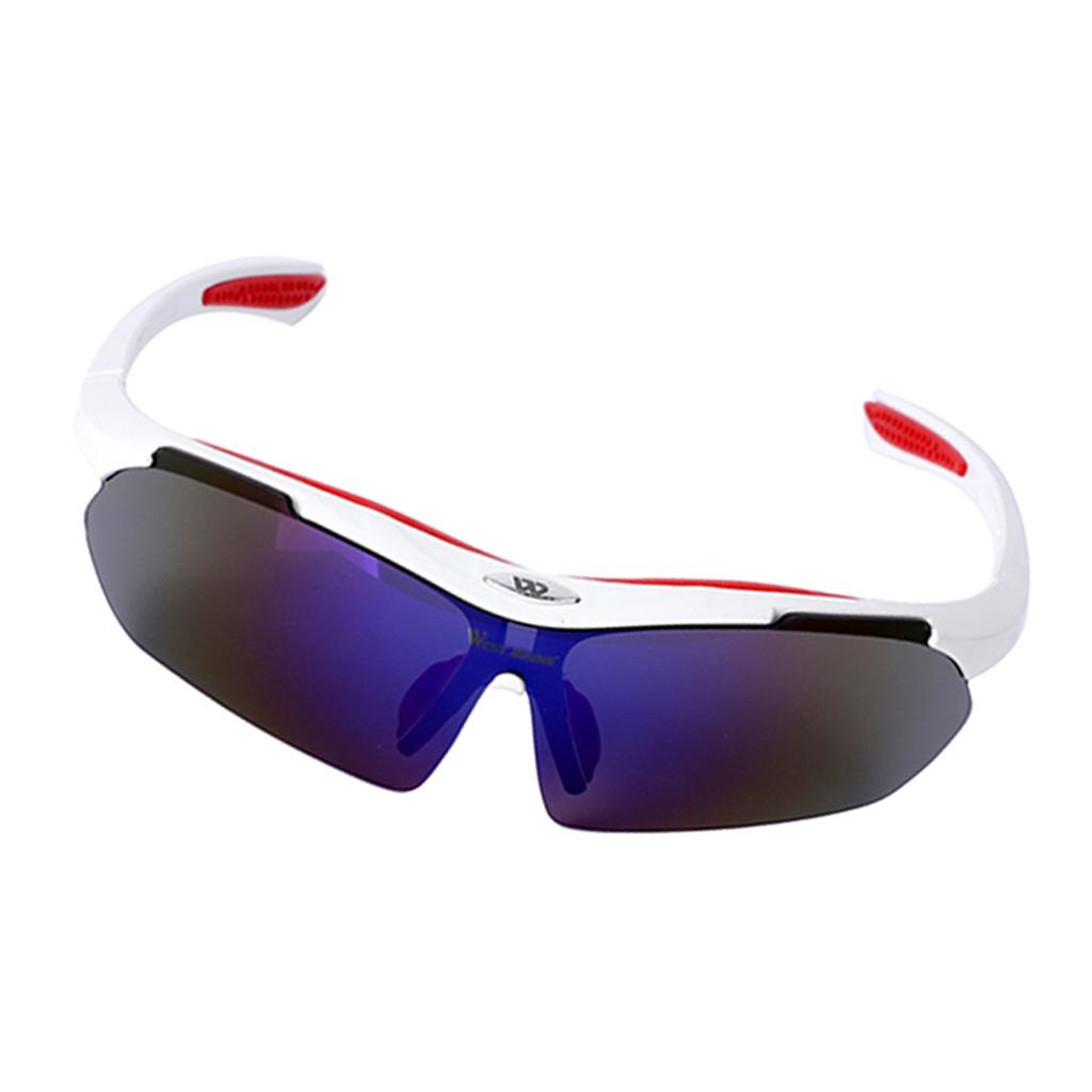 Polarized Cycling Glasses Sports Fishing UV400 Sunglasses Goggles White