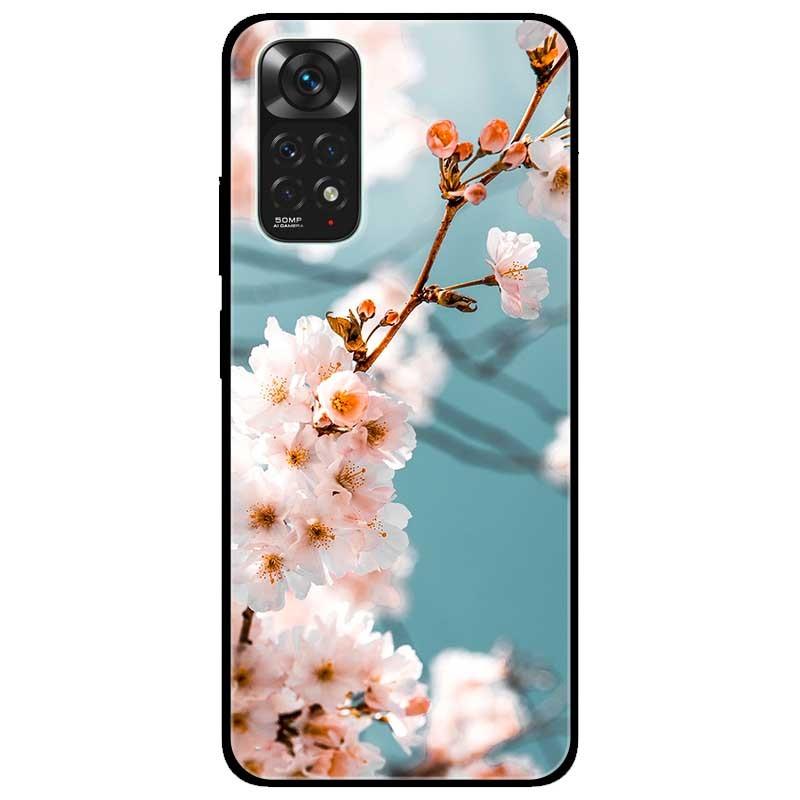 Ốp lưng dành cho Xiaomi Redmi Note 11 4G mẫu Hoa Đào Nở Hoa