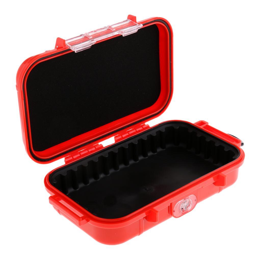 2pcs Outdoor Waterproof Storage Hard Shell Survival Case Holder Organizer