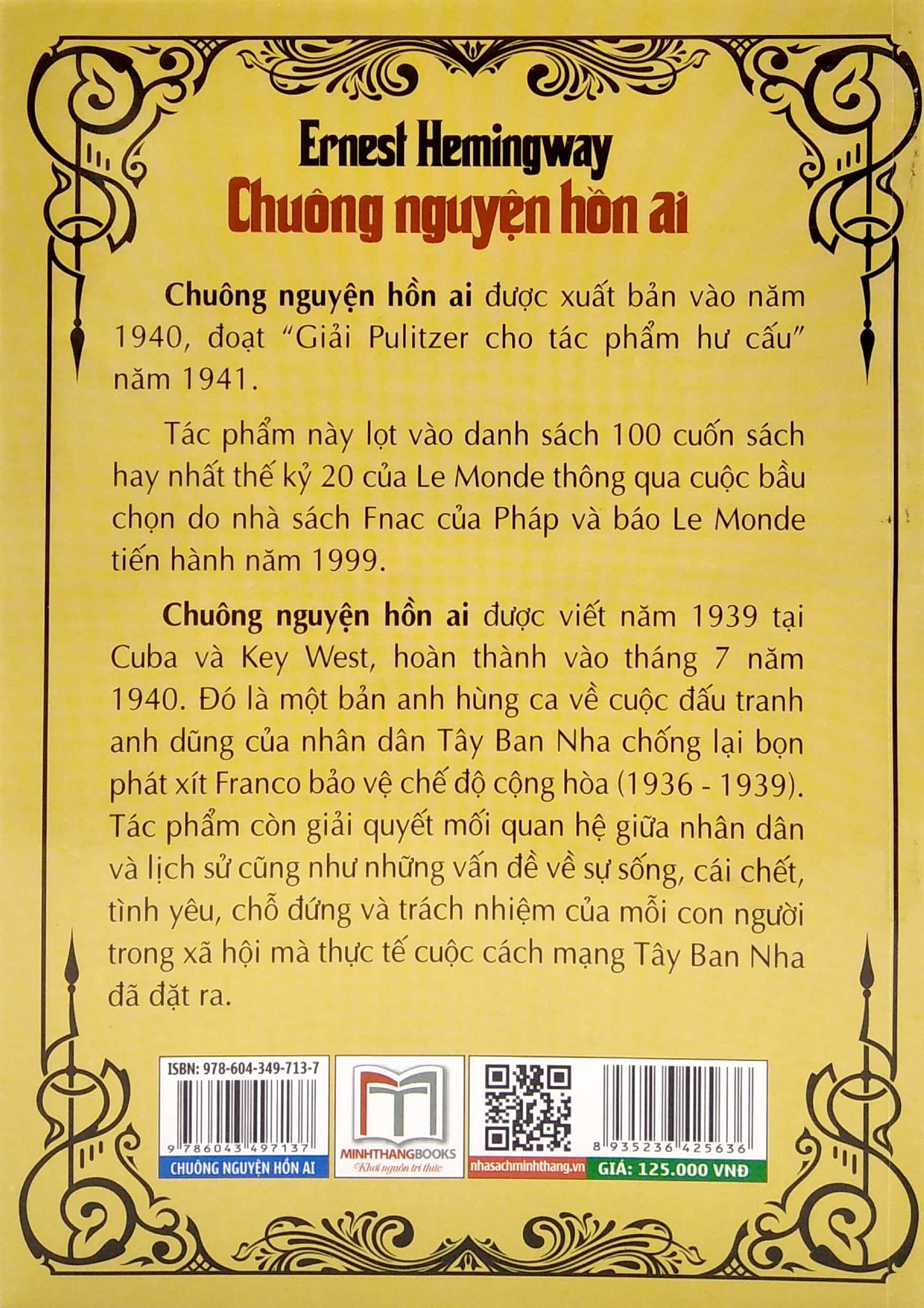 Chuông Nguyện Hồn Ai (Tái Bản 2022)