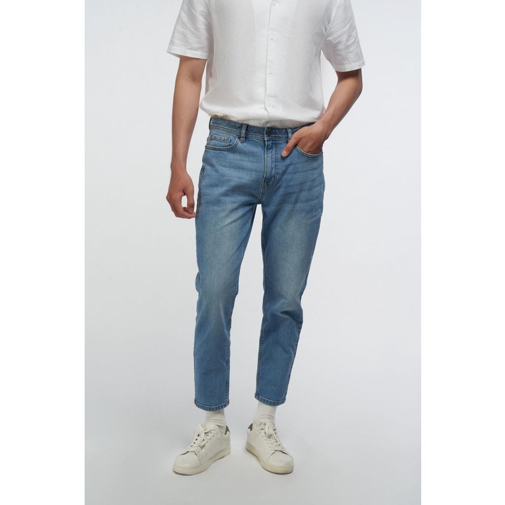 QUẦN JEAN TRƠN .SLIM CROP - 10F22DPA107C | LASTORE MENSWEAR