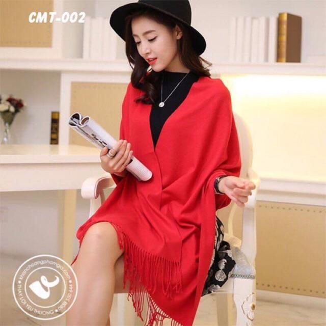 Khăn choàng cổ Cashmere 220x60cm nhiều màu