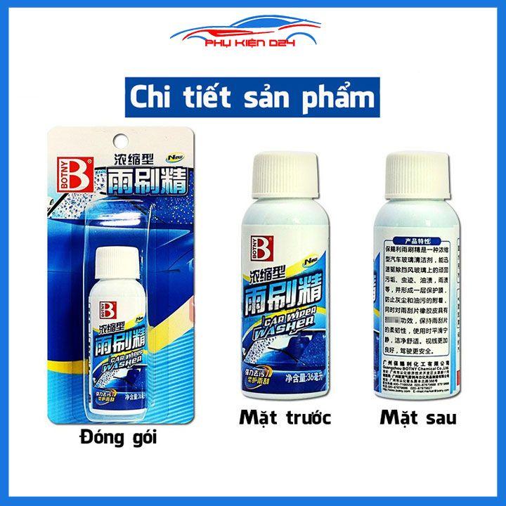 Nước rửa kính xe ô tô chuyên dụng Glass Cleaner Botny B-1999 dung tích 36ml hàng nội địa Trung