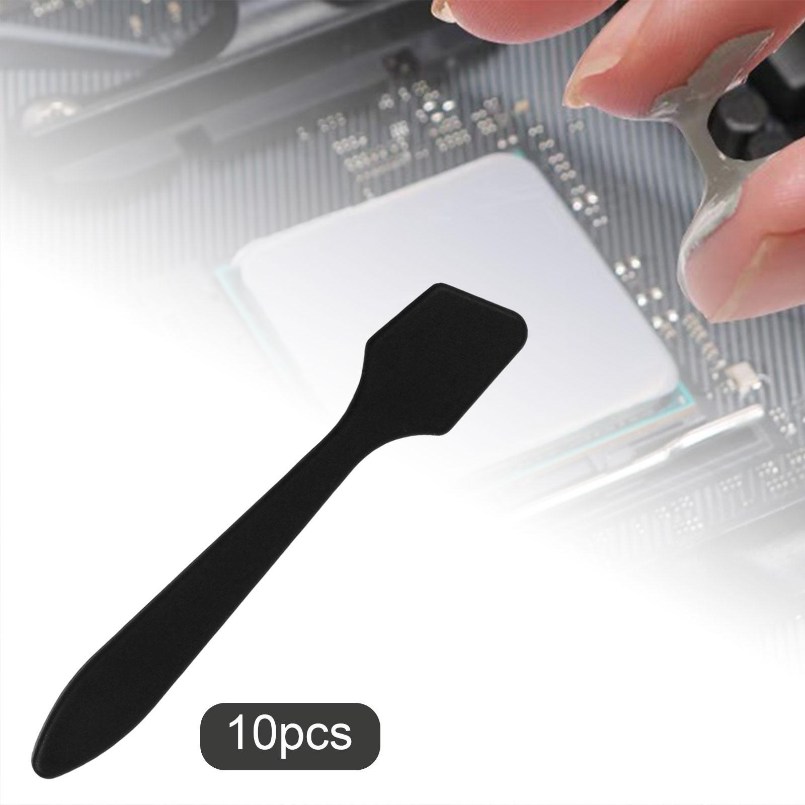 10 Pieces Silicone Spatula Multipurpose Reusable Cosmetics Food Scraper