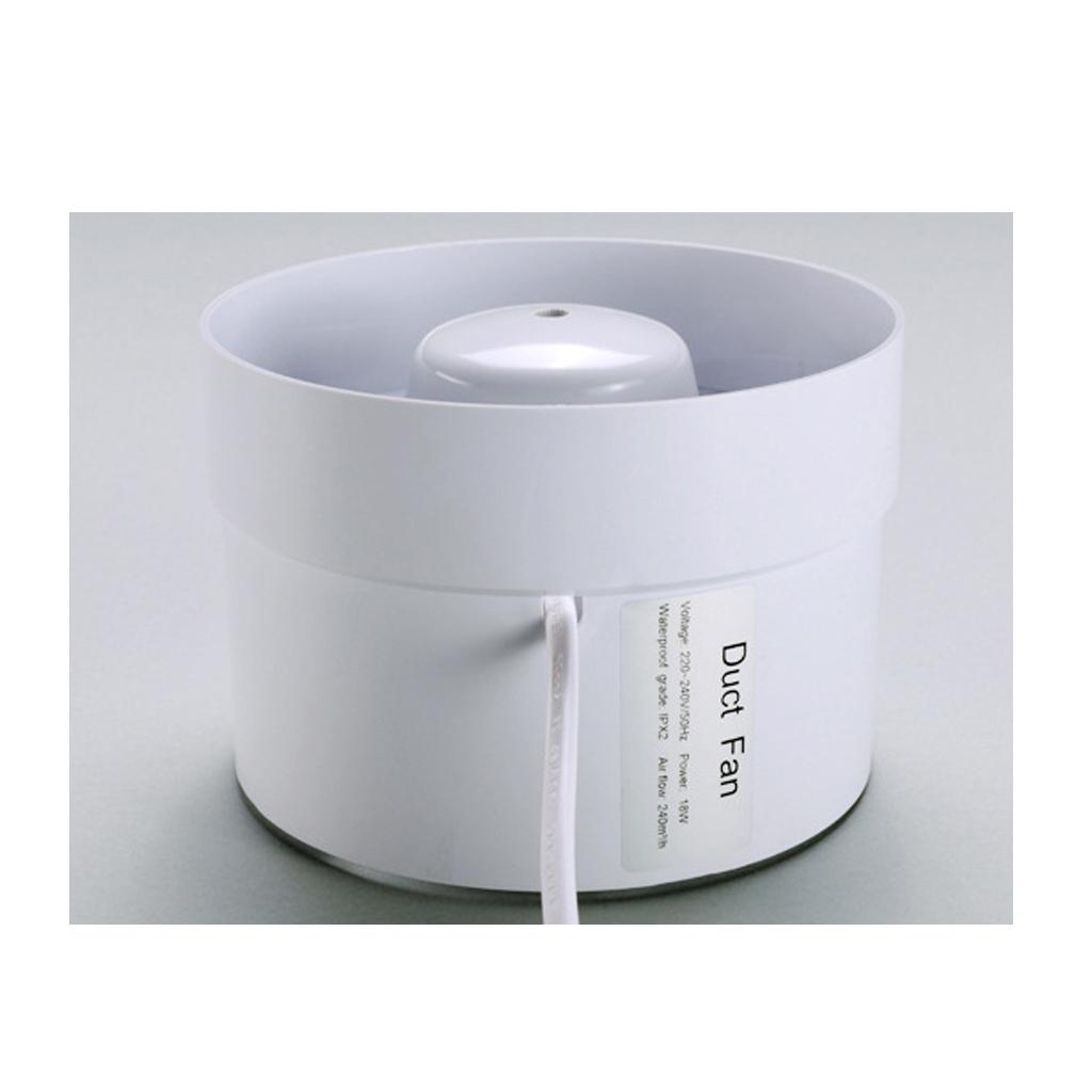 220V Plastic 4,5,6 Duct Fan Exhaust Vent Air Cooled Hydroponic Inline Blower