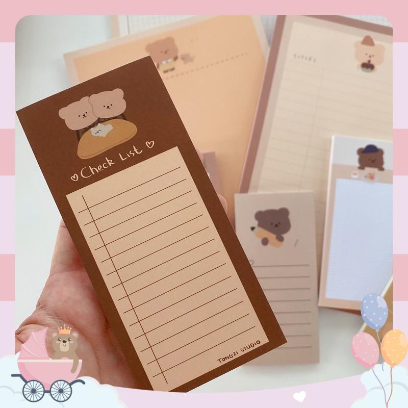 Set 50 tờ Giấy Note, Giấy Ghi Chú, Note To Do List Dễ Thương