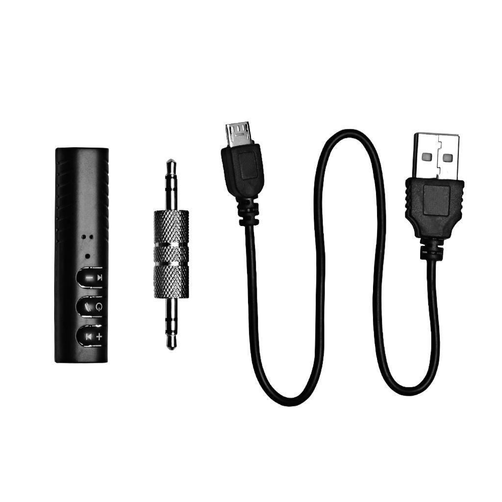 3.5mm Wireless Bluetooth Car Kit Stereo AUX Audio Music Receiver Adapter