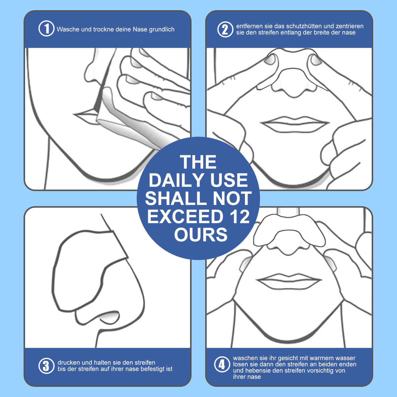 South Moon 10pcs Ventilation Nasal Patch Nose Smooth Expansion of Nasal Cavity Anti-Snoring Patch