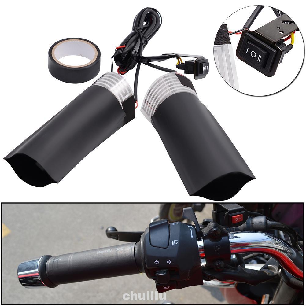 Set 2 Vỏ Bọc Tay Lái Xe Mô Tô 12v