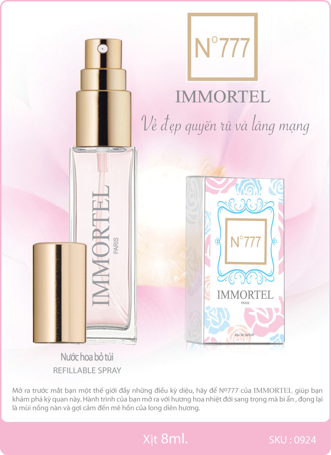 Nước Hoa IMMORTEL No777 8ML