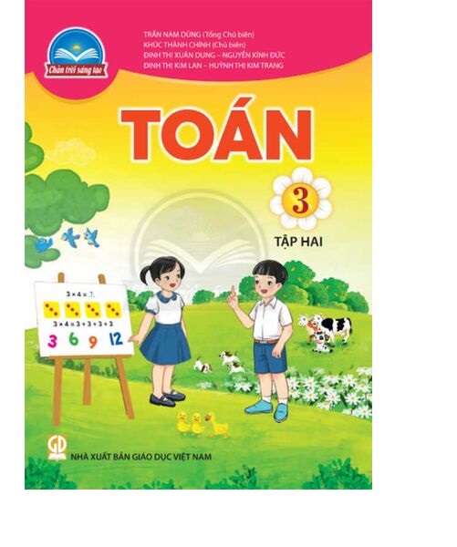 Sách giáo khoa Toán 3- tập hai- Chân Trời Sáng Tạo (Kèm Nilon bọc Sách)
