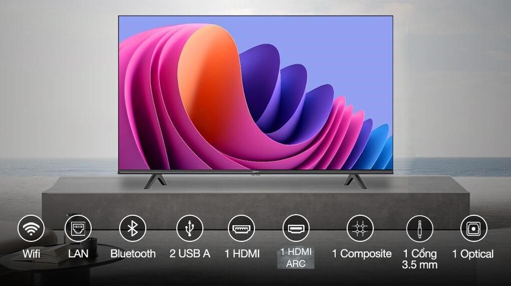 Android Tivi LED Hisense 40 inch A4N trợ lý ảo Google Voice Control, bảo hành 2 năm - Hàng Chính Hãng