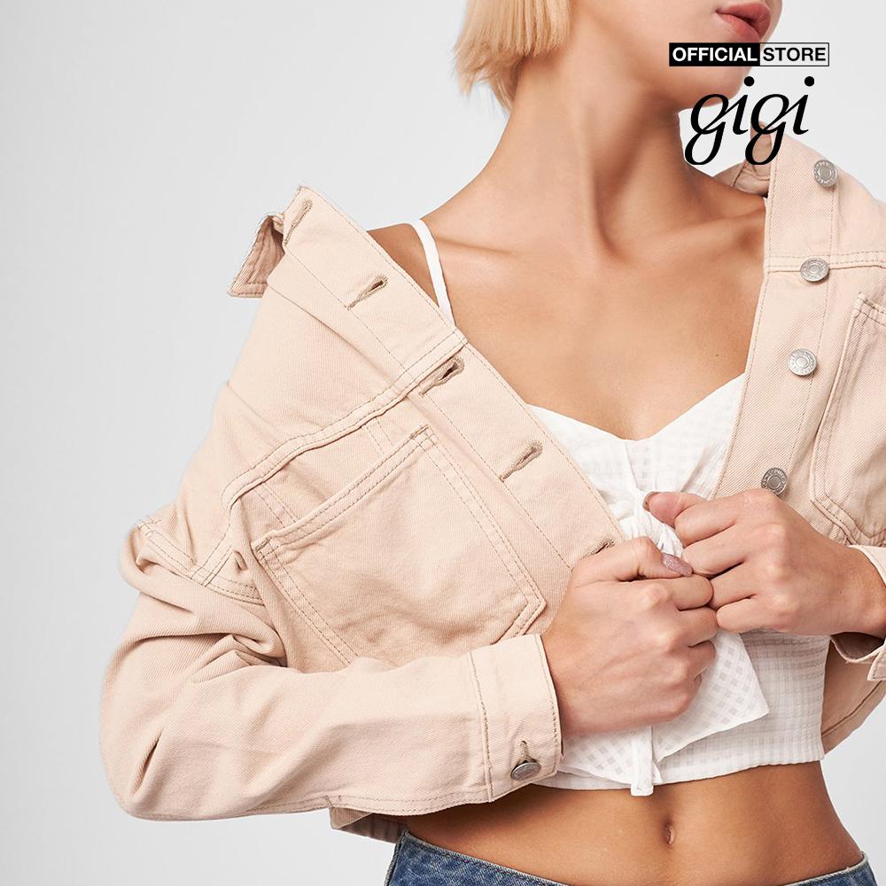 GIGI - Áo khoác denim nữ phom croptop thời trang G1603J211611