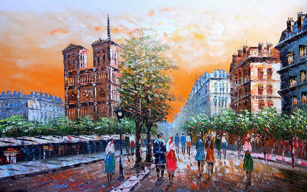Bộ tranh xếp hình cao cấp 1000 mảnh ghép – Chiều Paris