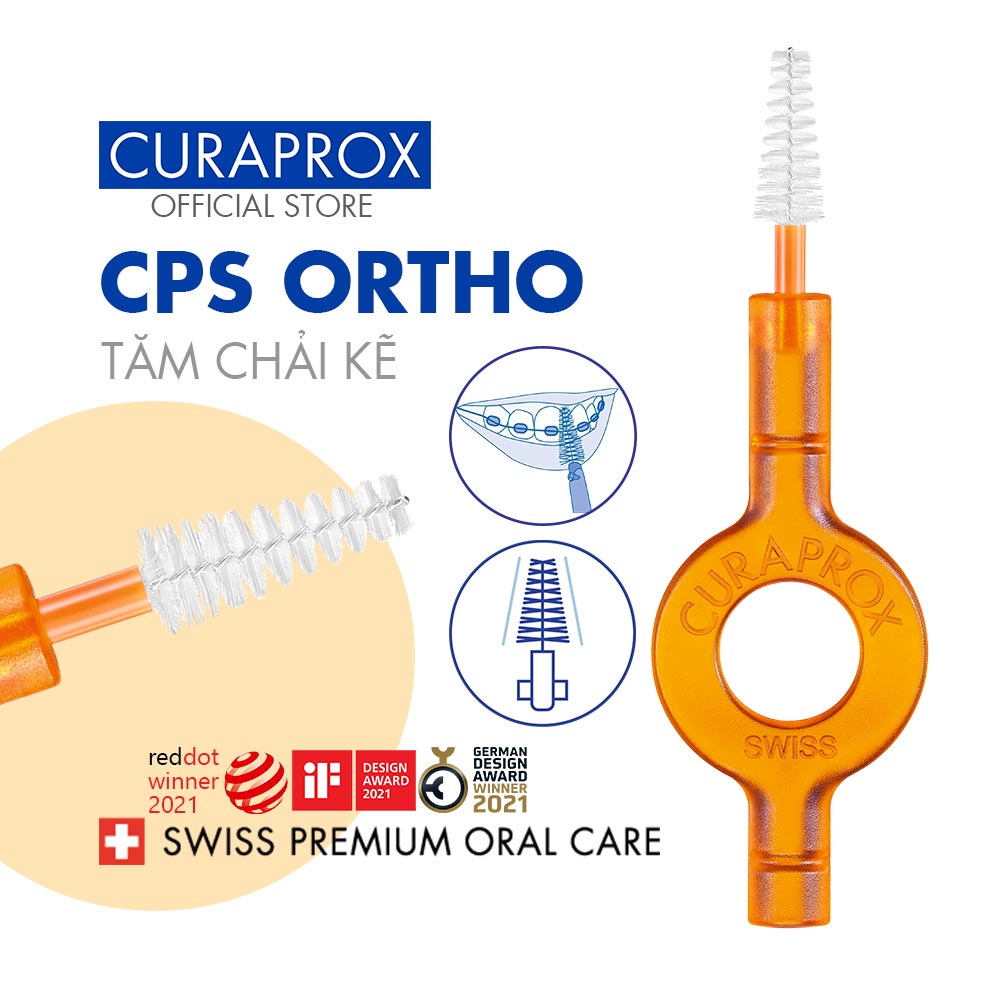 Tăm chải kẽ cho răng niềng Curaprox CPS 14 (cây lẻ)