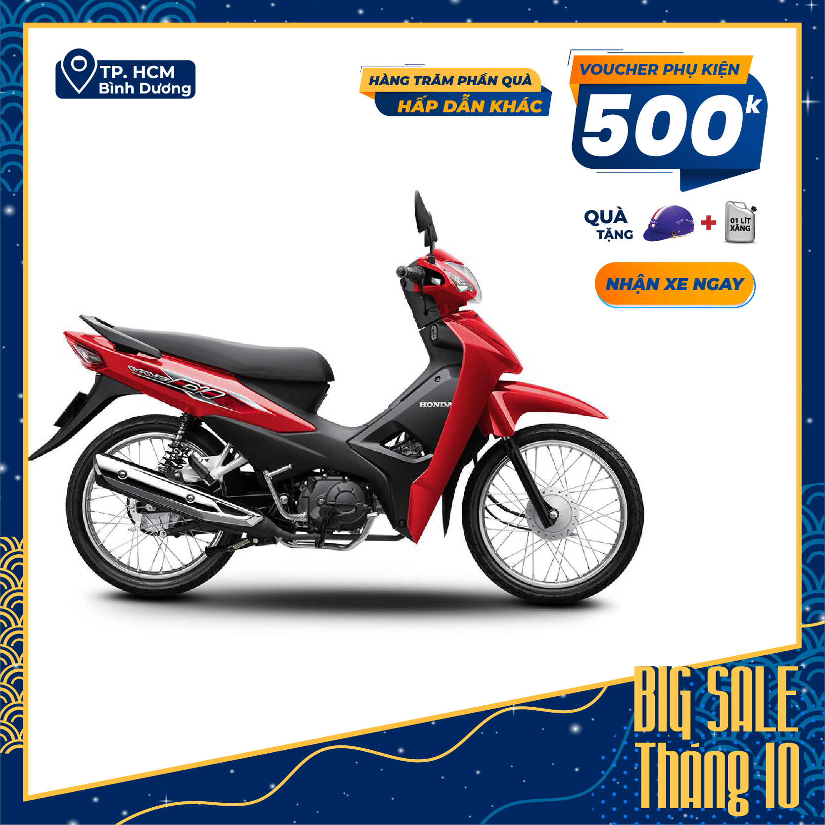 Xe Máy Honda Wave Alpha 2024 Phiên Bản Tiêu Chuẩn