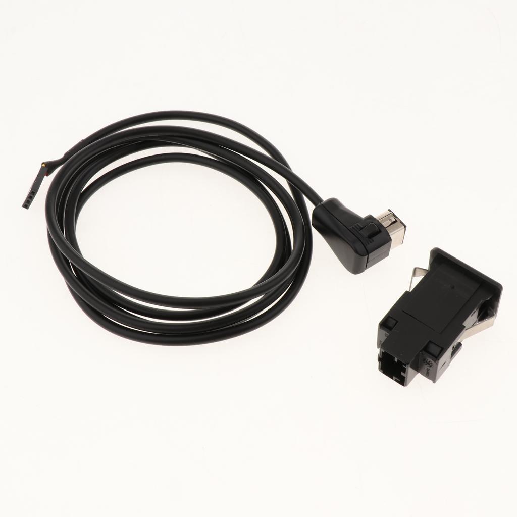 Car USB AUX Switch Socket with Wire Harness Cable Adapter for Pioneer