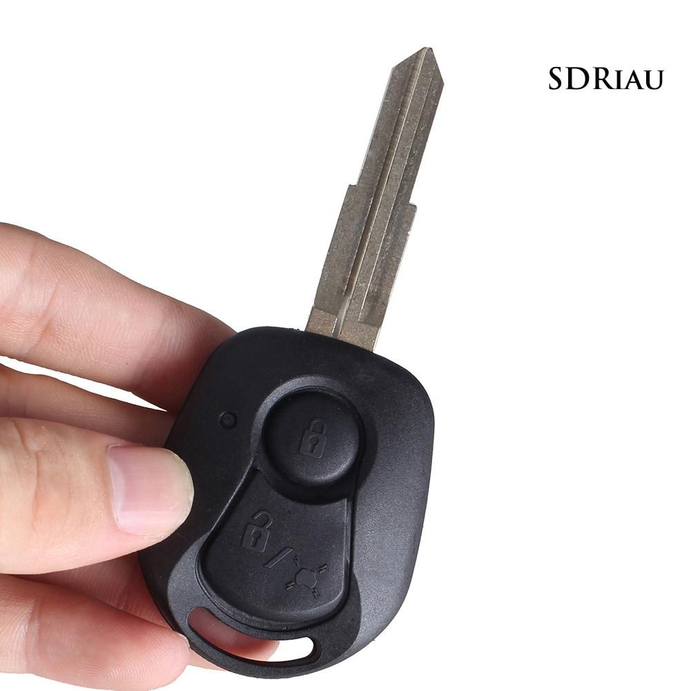 Vỏ Chìa Khóa Điều Khiển Từ Xa, 2 Nút Bấm Cho Xe Hơi