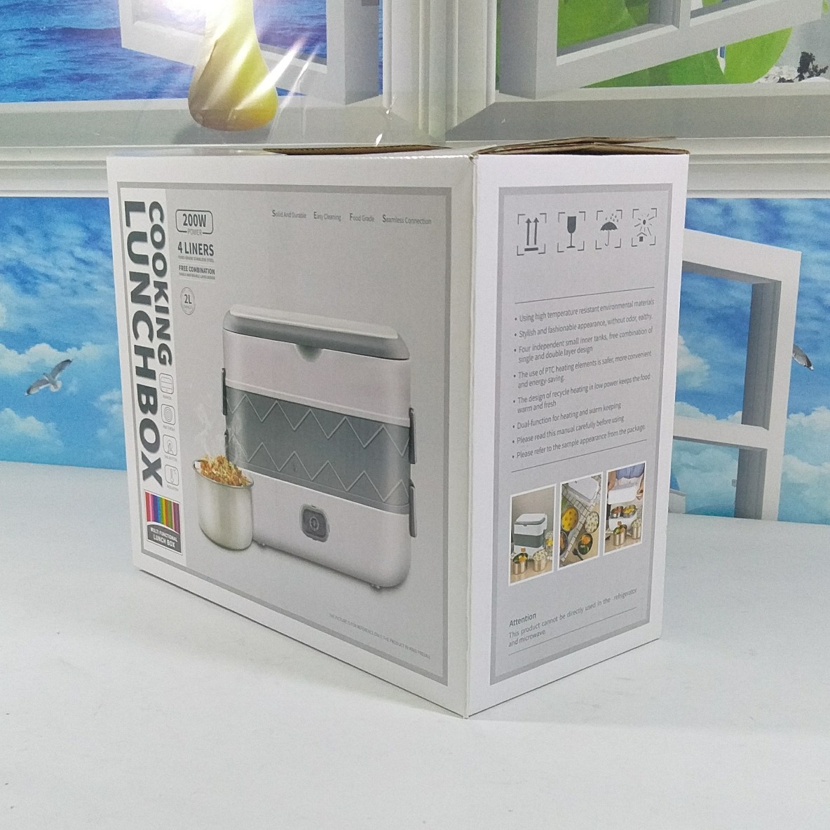 Hộp Cơm Điện Hâm Nóng Giữ Nhiệt Cooking LUNCHBOX 200W