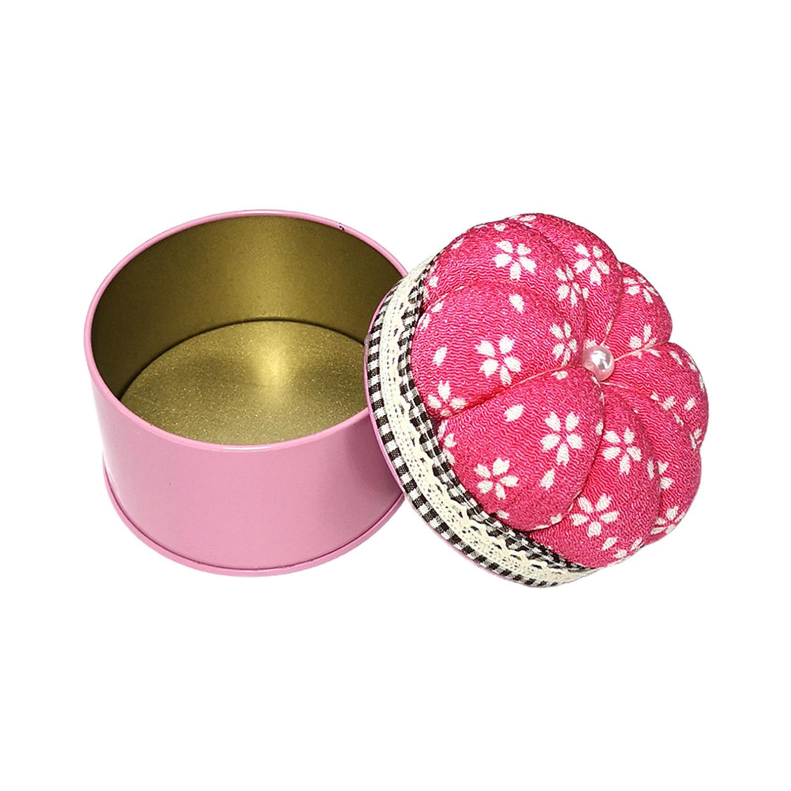 Printed Pattern Pincushion Pin Cushion with Case Sewing Tool