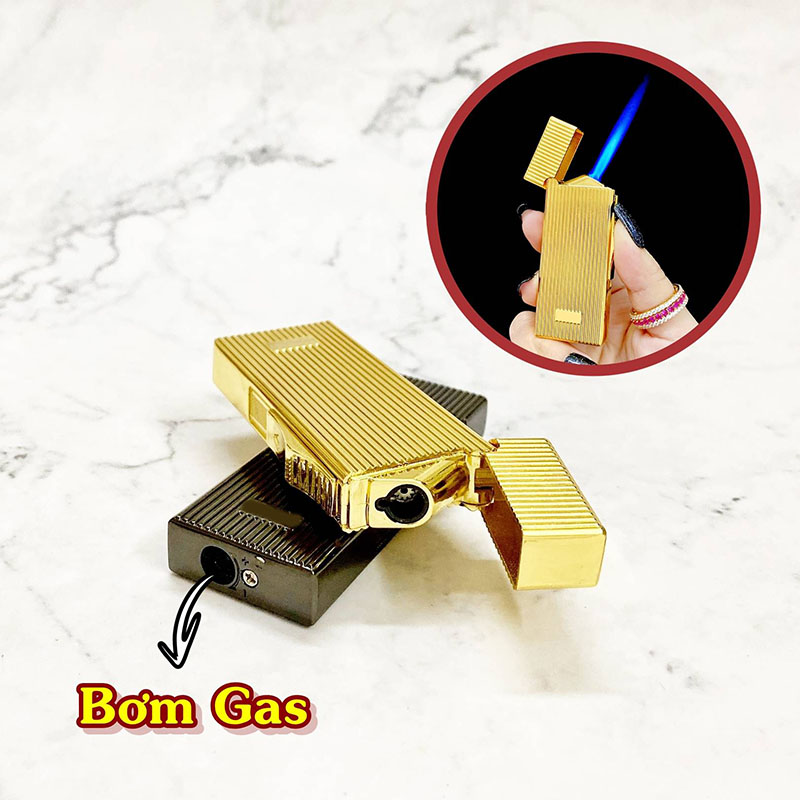 Bật Lửa Khè Honest 696B Vân Sọc – Xài Gas