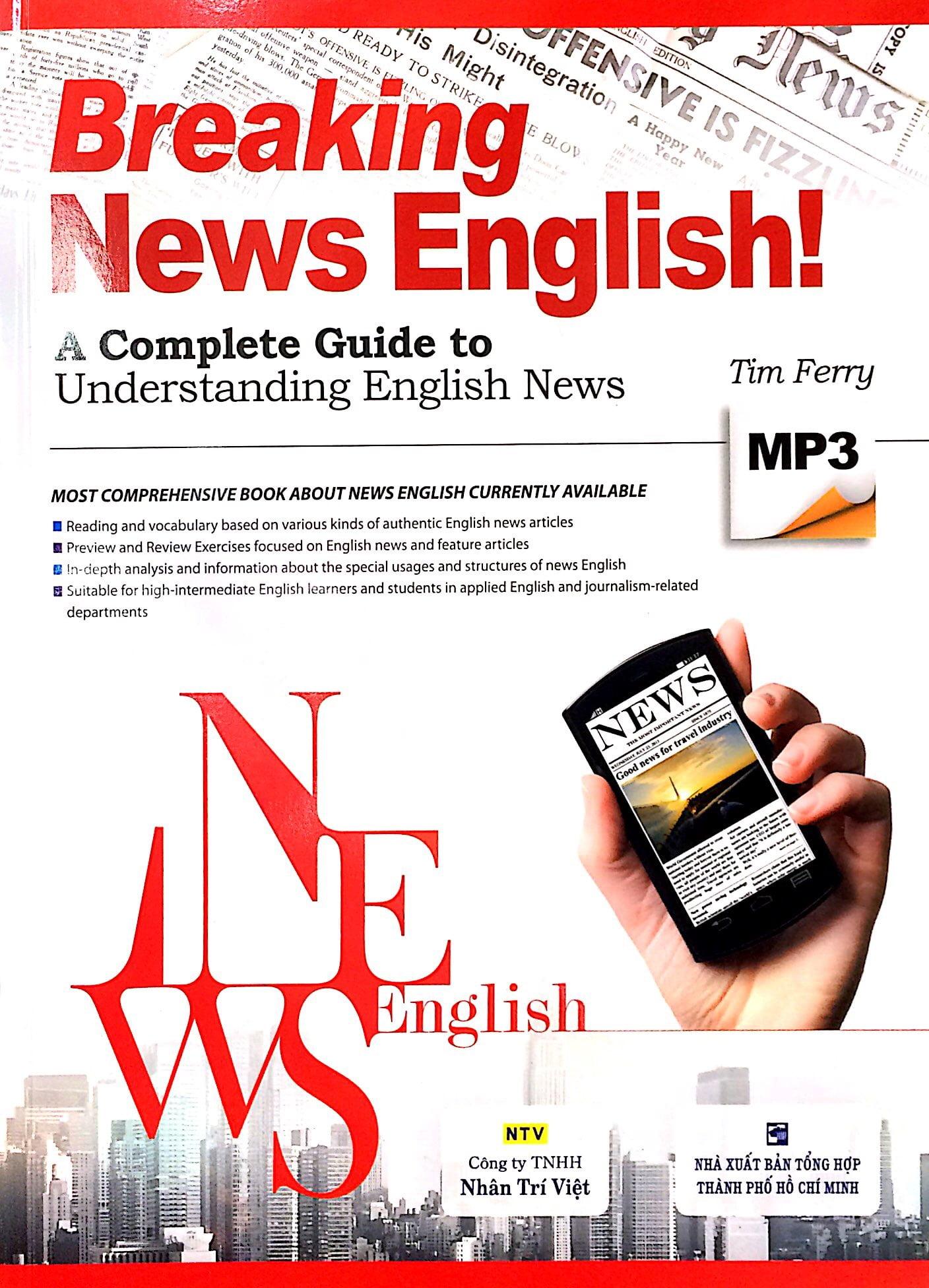 Sách Breaking News English (Kèm file MP3) - ảnh 4