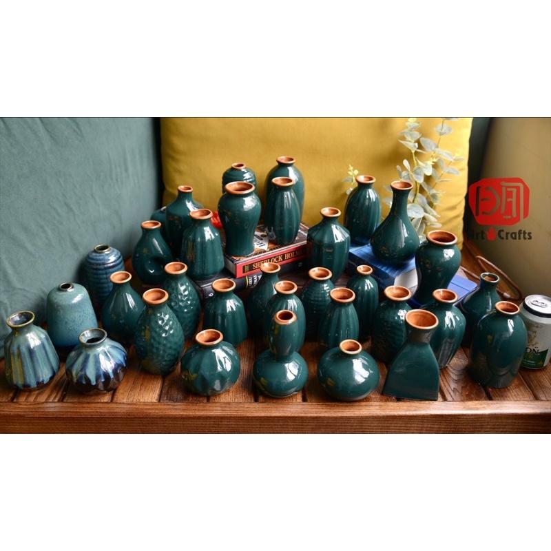 Combo 5 Lọ hoa mini Bát Tràng . Mầu men mới ra lò hàng tuần