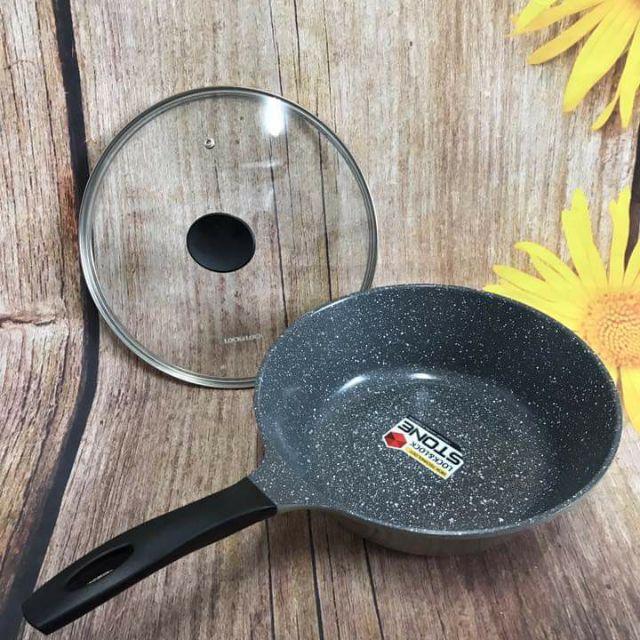 Chảo Sâu Lòng Đáy Phẳng Đá Stone 7 Lớp Cao Cấp 30cm LCA6305D