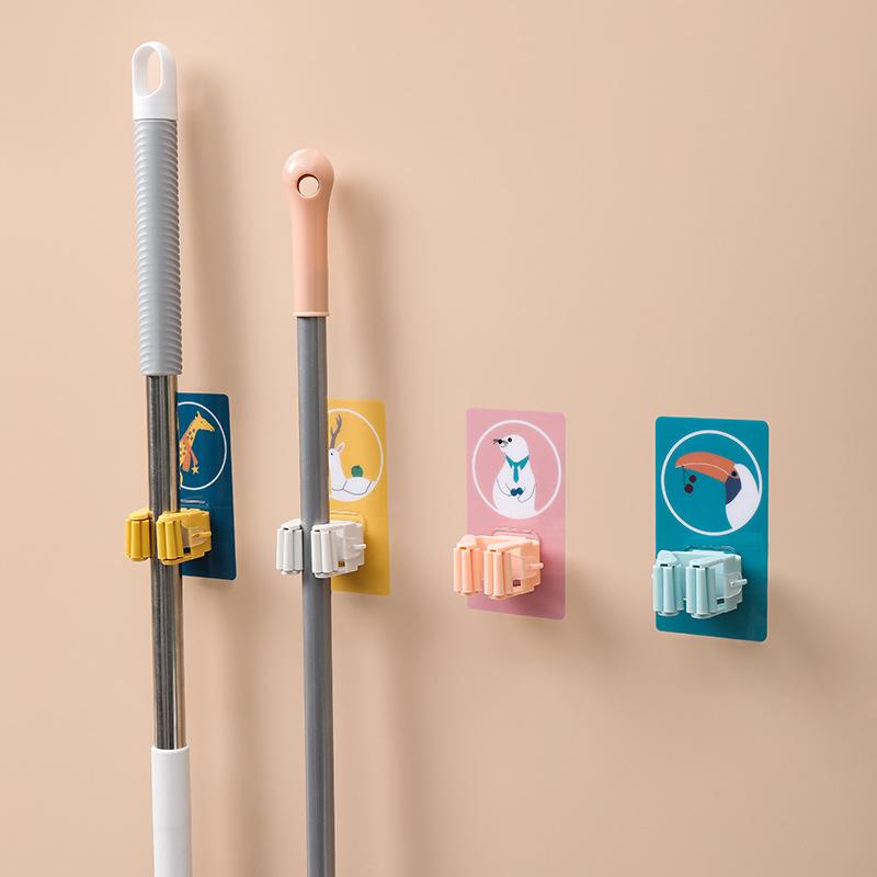 Móc Dán Tường Treo Cây Lau Nhà Tiện Lợi