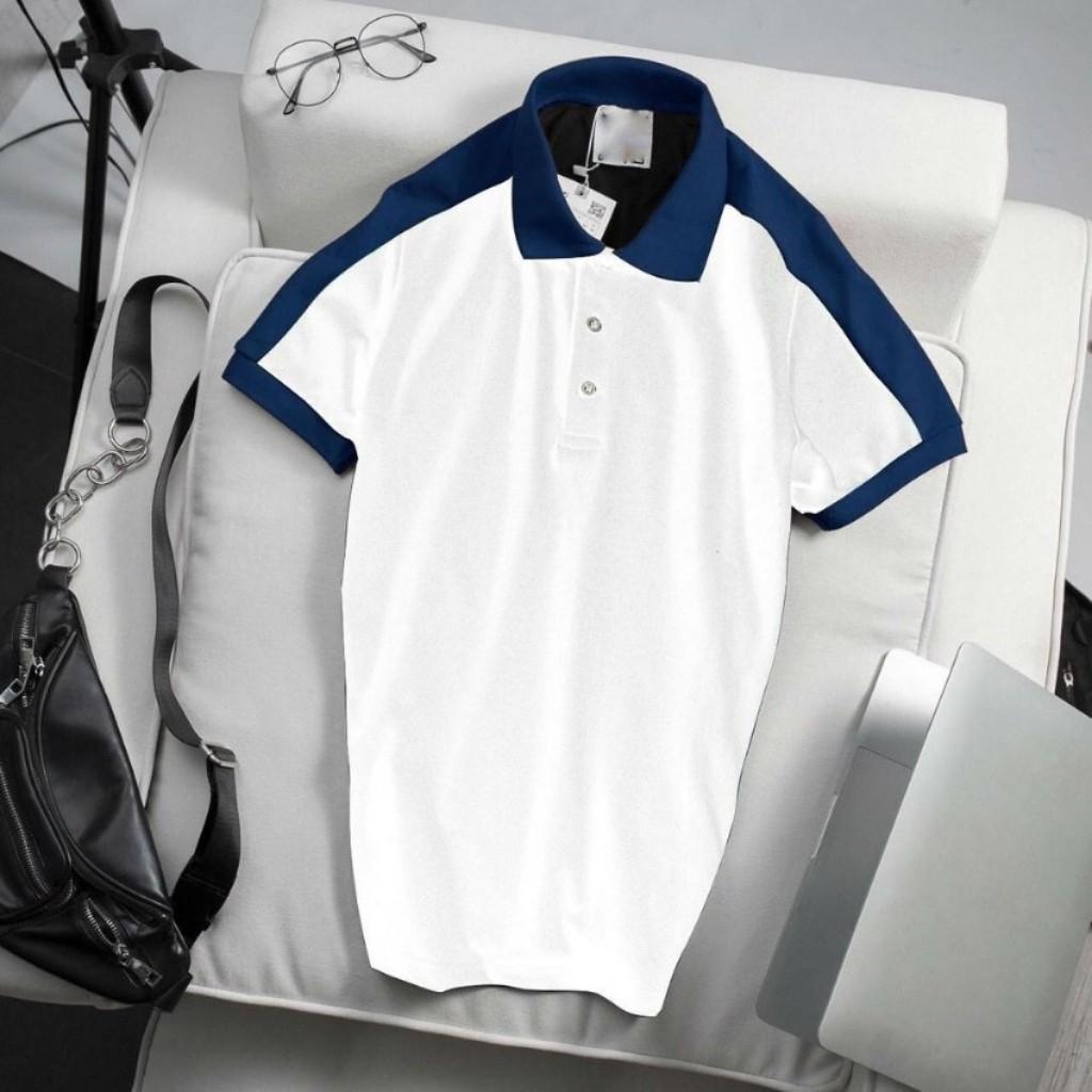 Áo Thun Nam Có Cổ Viền Vai Mẫu Mới Mã FV553 Thời Trang cao cấp TOP FASHION SHOP