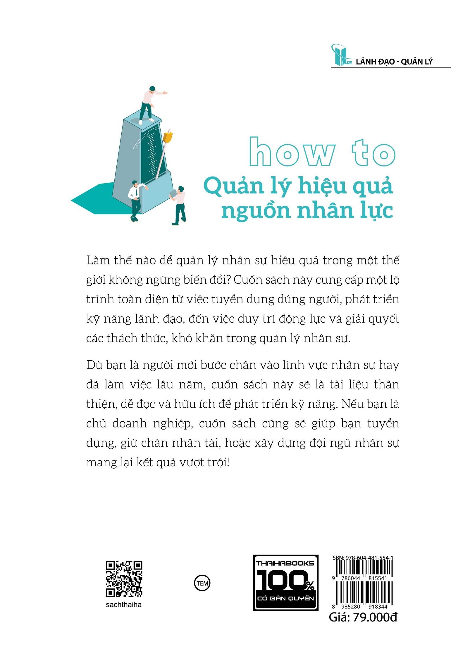 Sách - How to - Quản lý hiệu quả nguồn nhân lực