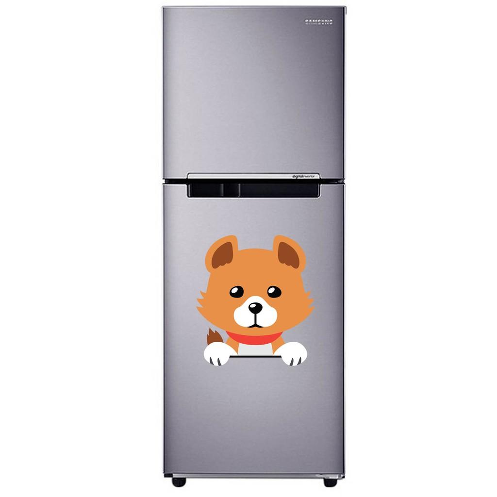 Miếng dán bồn cầu hình chó con siêu dễ thương