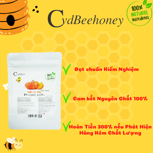 Bột Bí Đỏ Sấy Lạnh Cvdmart 100g - Pumpkin Powder Cvdmart