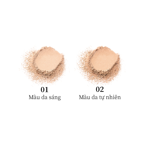 Phấn phủ hữu cơ chống nắng dạng bột - naturaglacé LOOSE POWDER