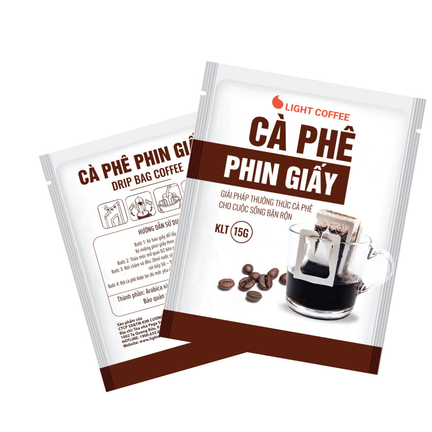 Cà phê phin giấy Light Coffee