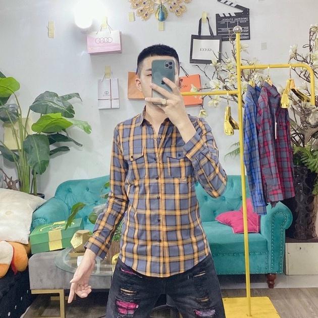 Áo Sơ Mi Nam BBR Kẻ Sọc Dài Tay Vải Đẹp Trẻ Chung Dễ Phối Đồ
