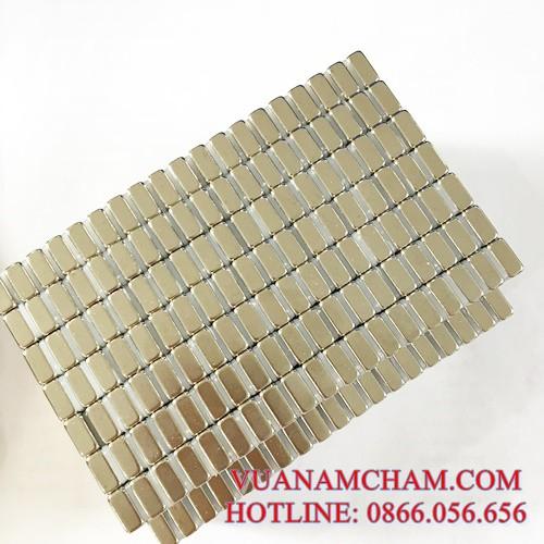 NAM CHÂM VĨNH CỬU MẠ NIKEL KÍCH THƯỚC 20X10X5MM