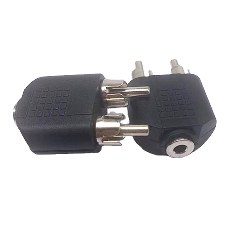 Đầu cắm, Jack chuyển đổi âm thanh 2 Jack AV hoa sen nam sang 3.5mm nữ