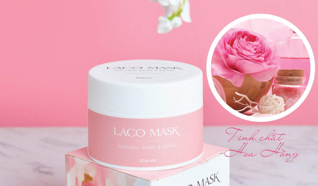 Mặt Nạ Dưỡng Da Laco Mask – Nature Rose & Pearl